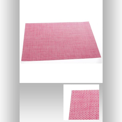 Set de table texaline rectangle 50 x 35,5 cm Rose