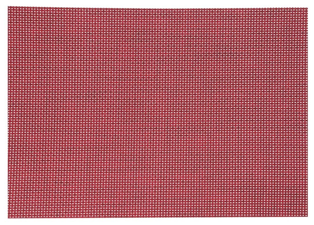 Set de table texaline rectangle 50 x 35,5 cm Rouge