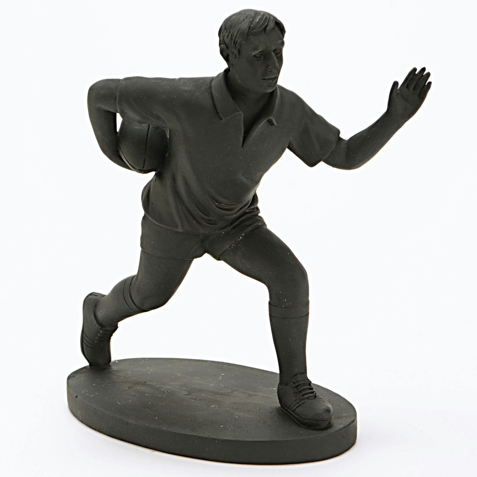 Statuette rugbyman H17cm
