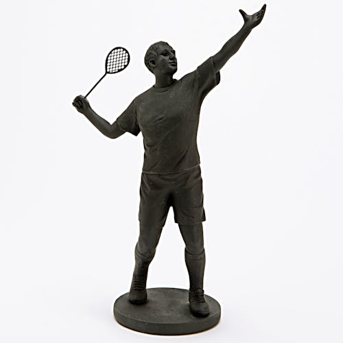 Statuette tennisman H25cm