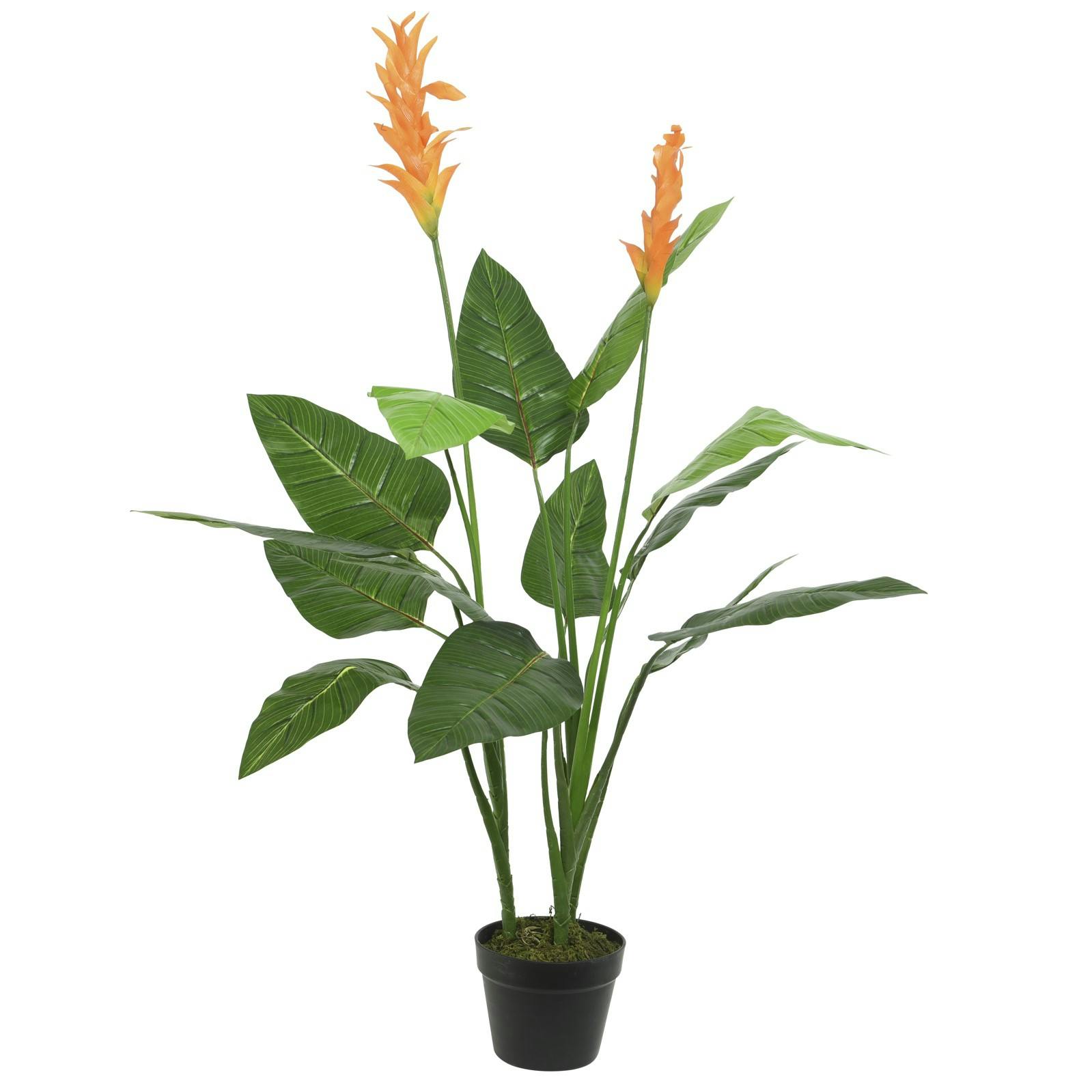 Strelitzia artificielle en pot