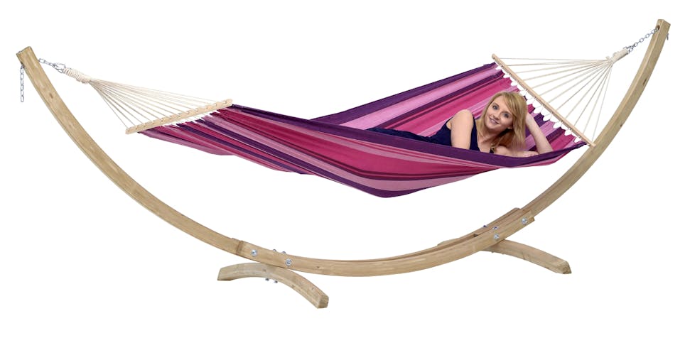 Support en bois pour hamac STARSET CANDY 358x113x105cm AMAZONAS
