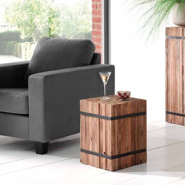 Support pour plante teck naturel petit modèle CANADA
