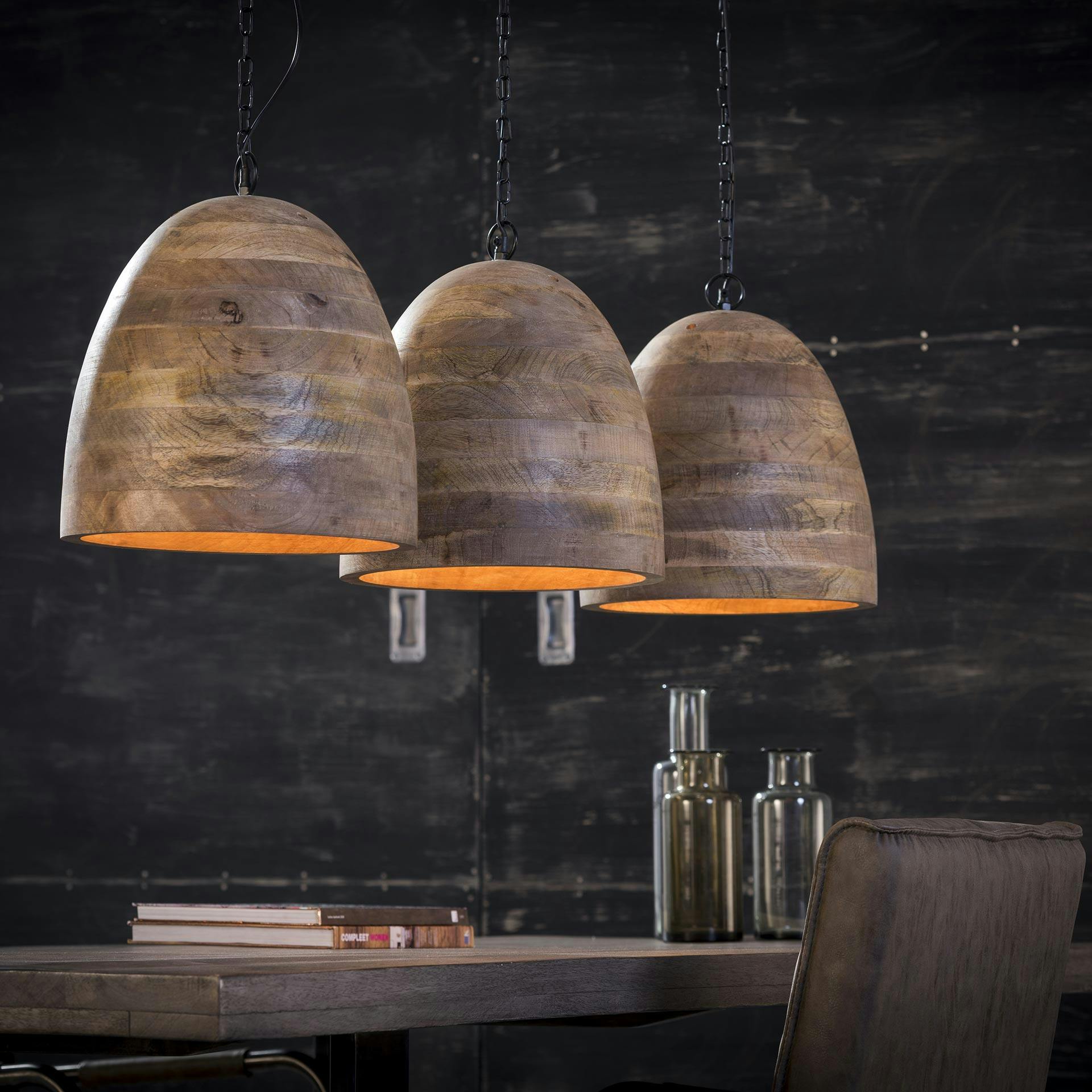 Suspension 3 lampes manguier Lucknow réf.30021998