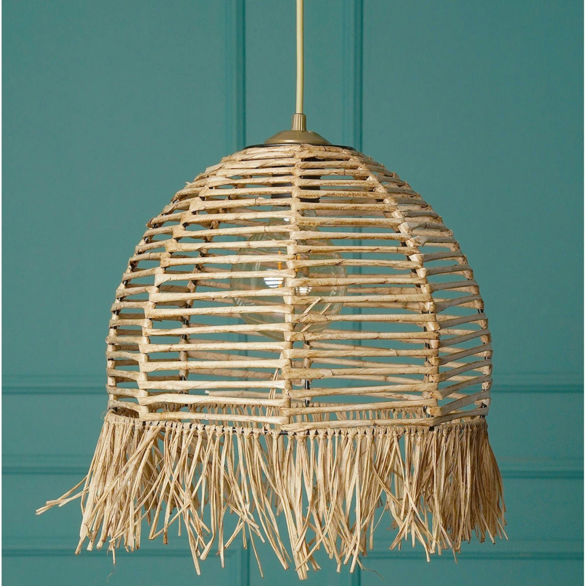 Suspension bohème durable avec franges, style cocooning OLTEN