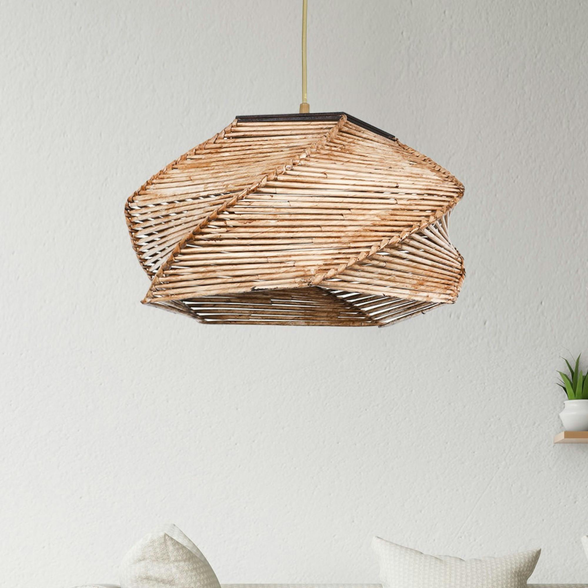 Suspension bohème durable, décoration naturelle OLTEN