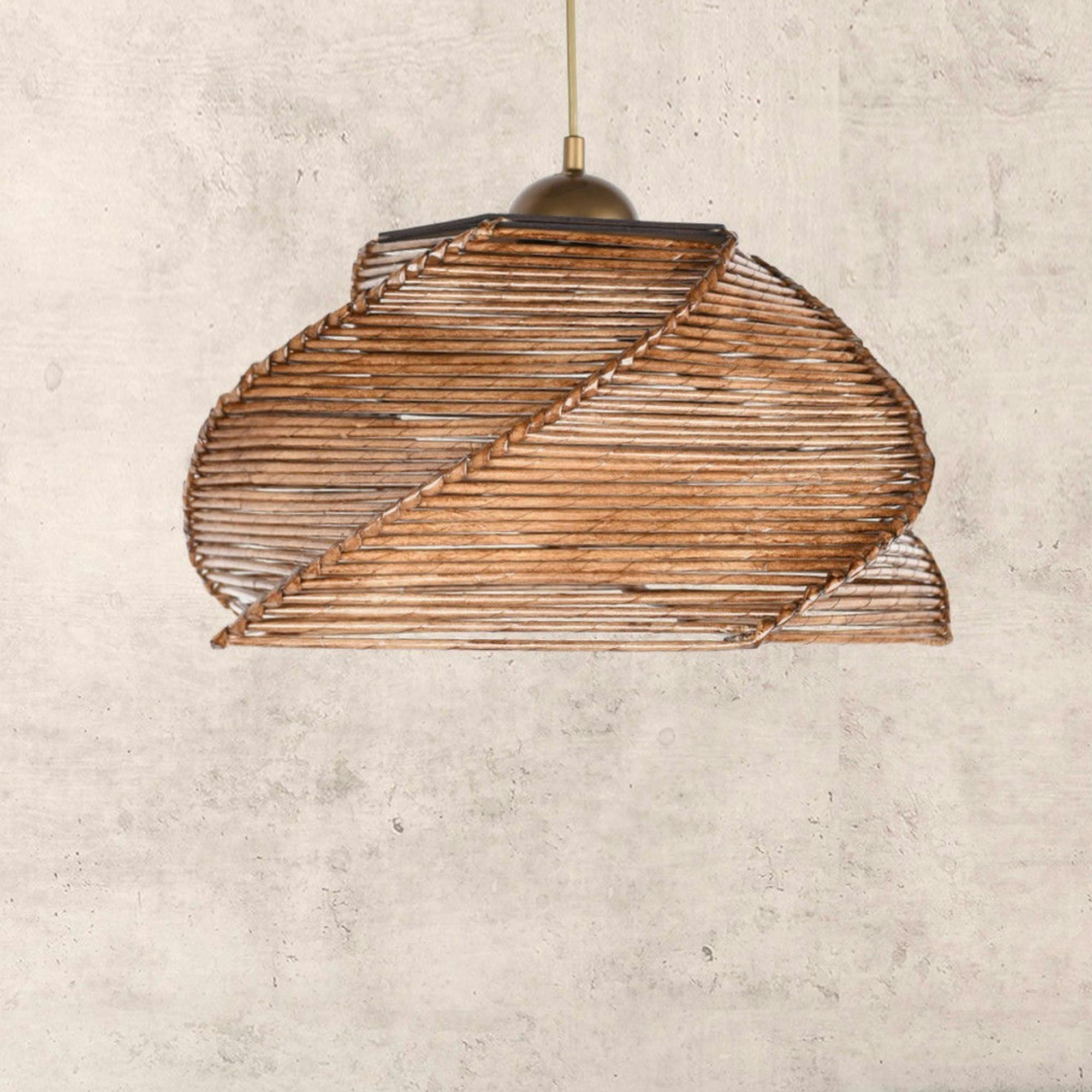 Suspension bohème forme ronde - spirale ø36 cm OLTEN