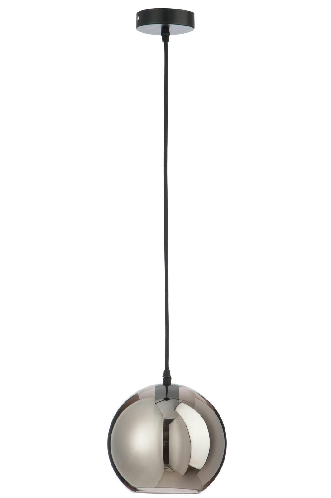 Suspension boule en verre argent petit modèle ref.30022849