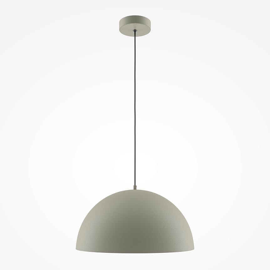 Suspension de cuisine moderne - dôme kaki mat FLORA