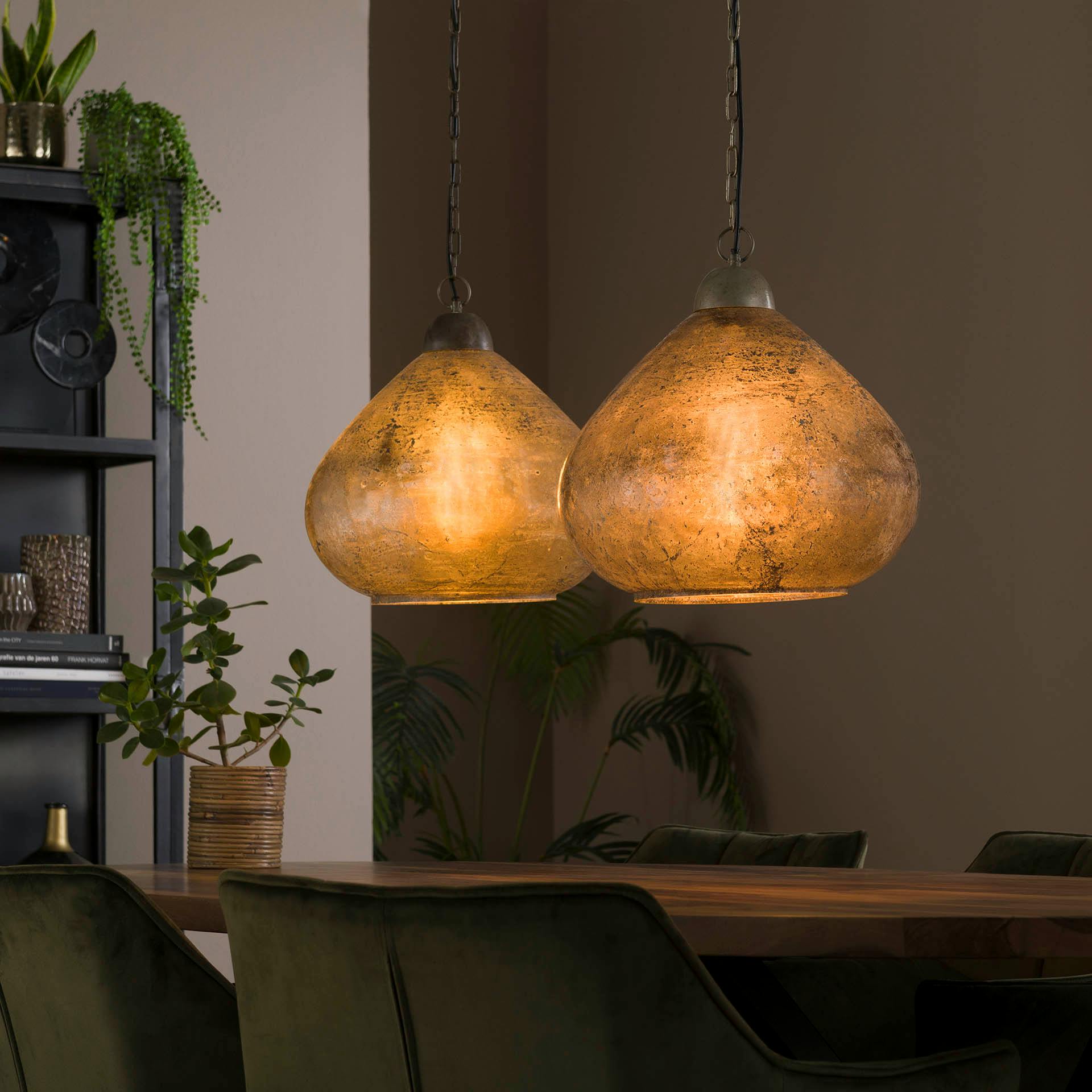 Suspension de table à manger 2 lampes cloches NOVA