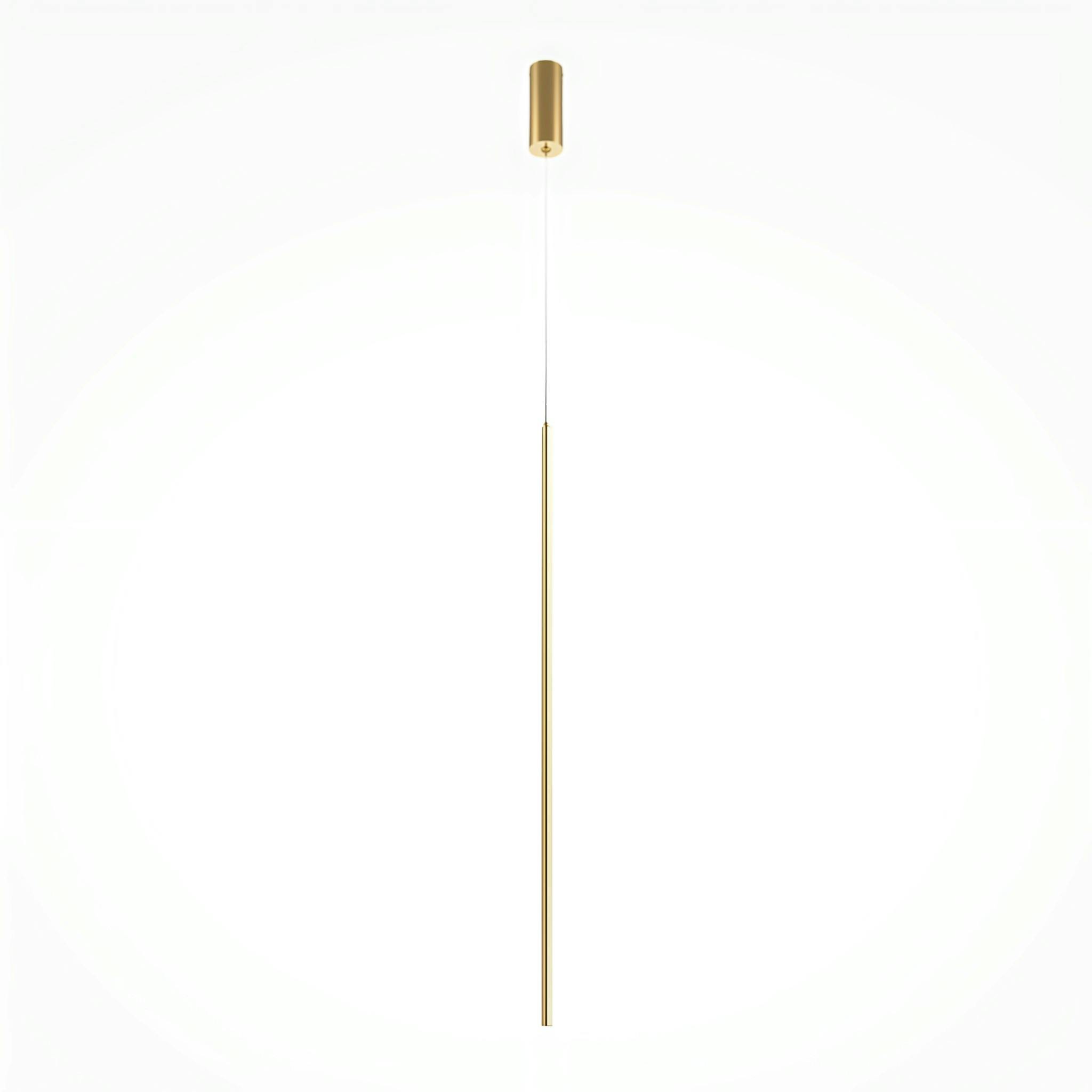 Suspension design dorée – 1 barre verticale LED 415 cm SALEM