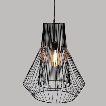  Suspension design filaire noire GM