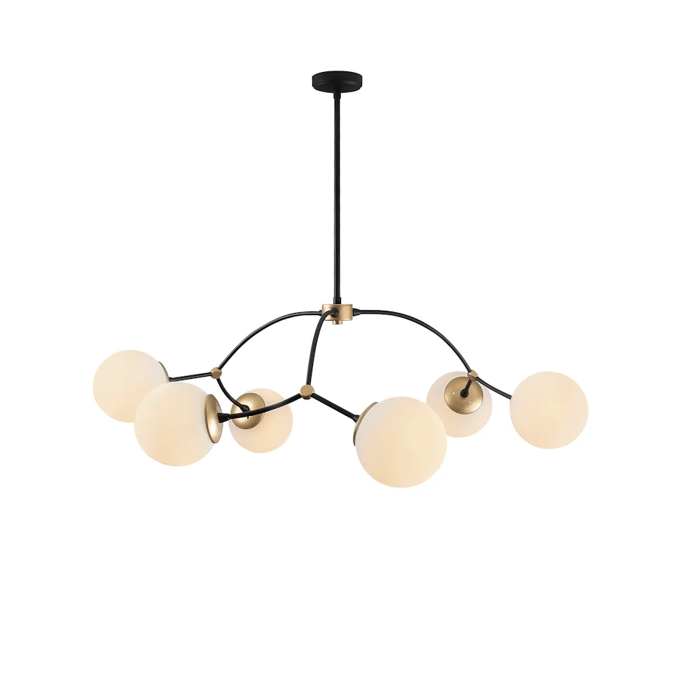 Suspension design vintage art-déco céramique Lariat SO-L - Jaune Suspension design vintage art-déco céramique Lariat SO-L - Jaune