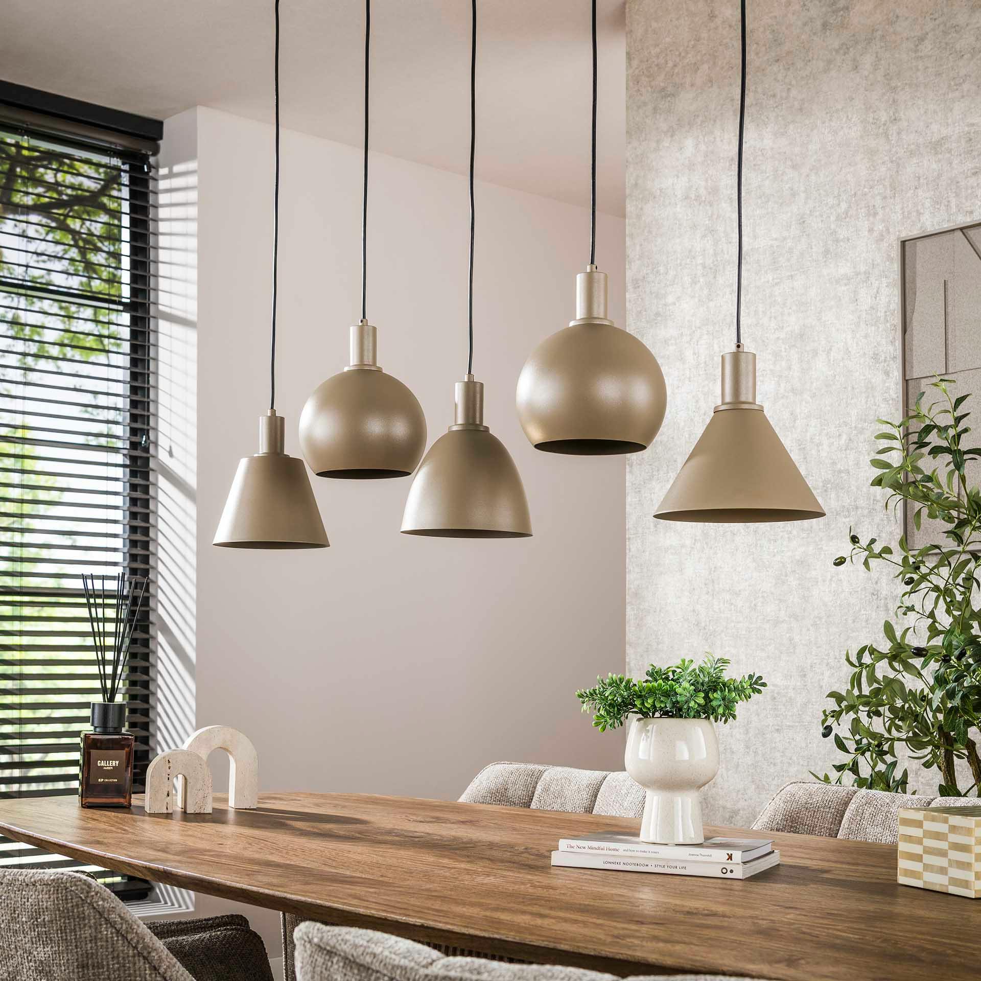 JEARRY Lustre Suspendu En Résine Style Nordique – Lampe Plafond Bohème Pour Salle à Manger, Cuisine, Chambre