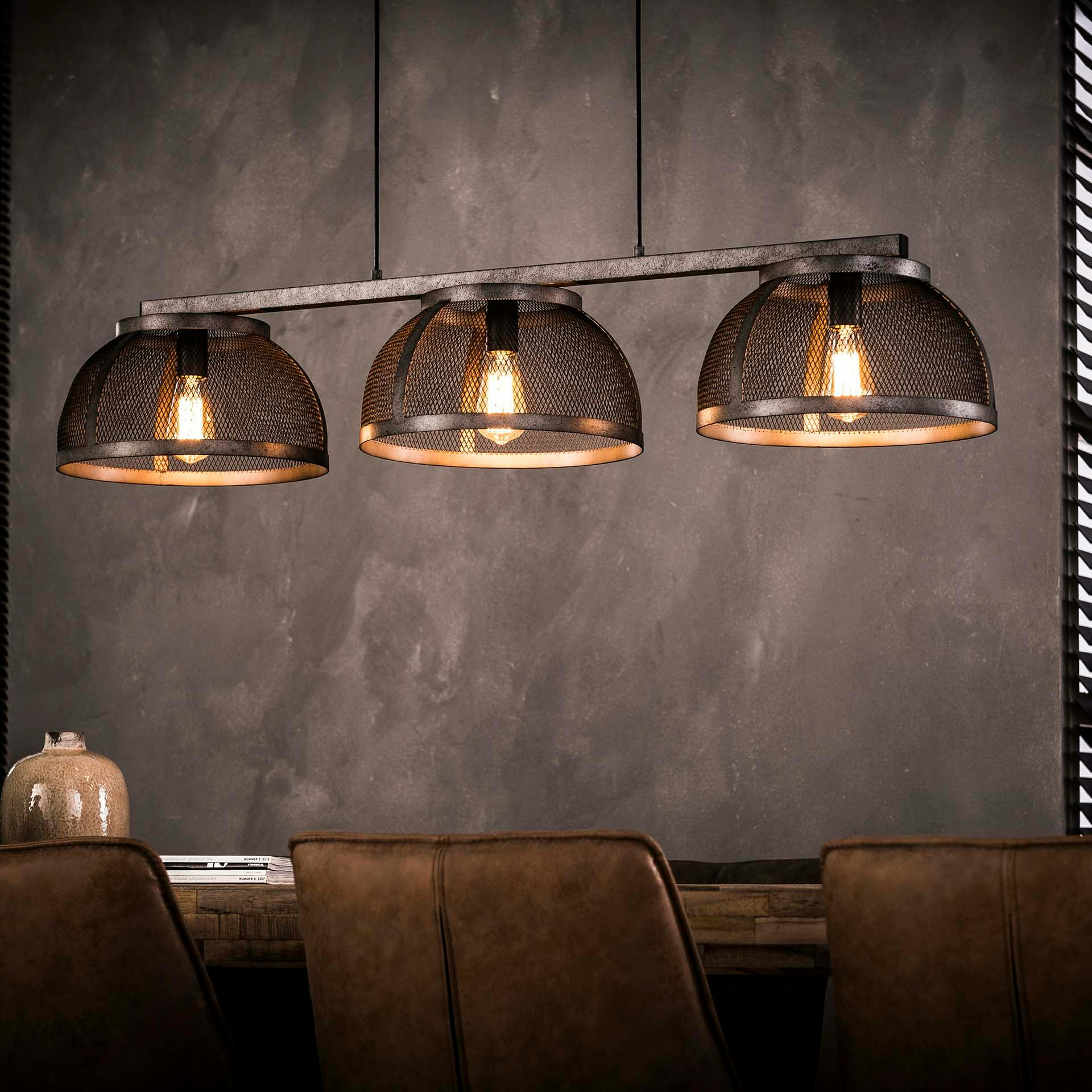 Suspension industrielle 3 grilles RALF