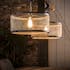 Suspension industrielle effet maille 2 lampes rondes TRIBECA
