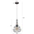 Suspension industrielle forme cône filaire noir RALF
