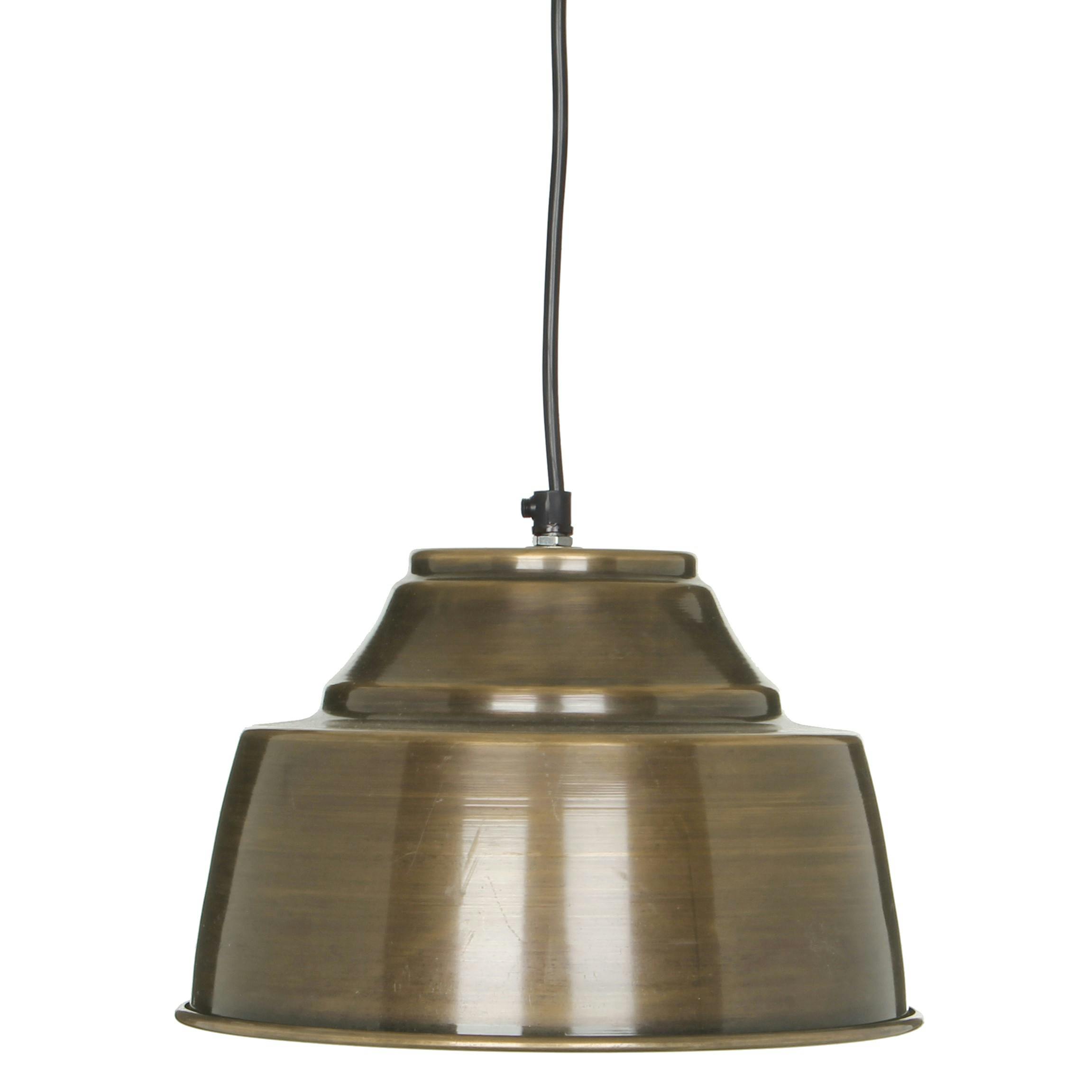 Suspension métal doré D 26 cm