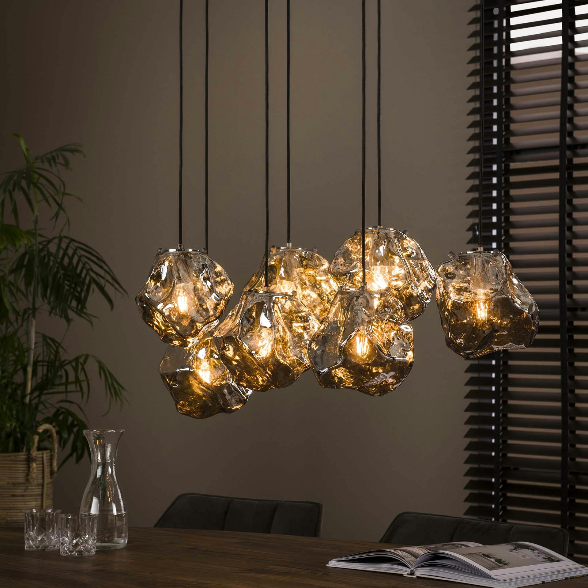 Suspension moderne 7 lampes NIAGARA