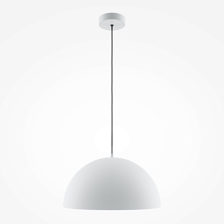 Suspension moderne de cuisine - dôme blanc mat FLORA