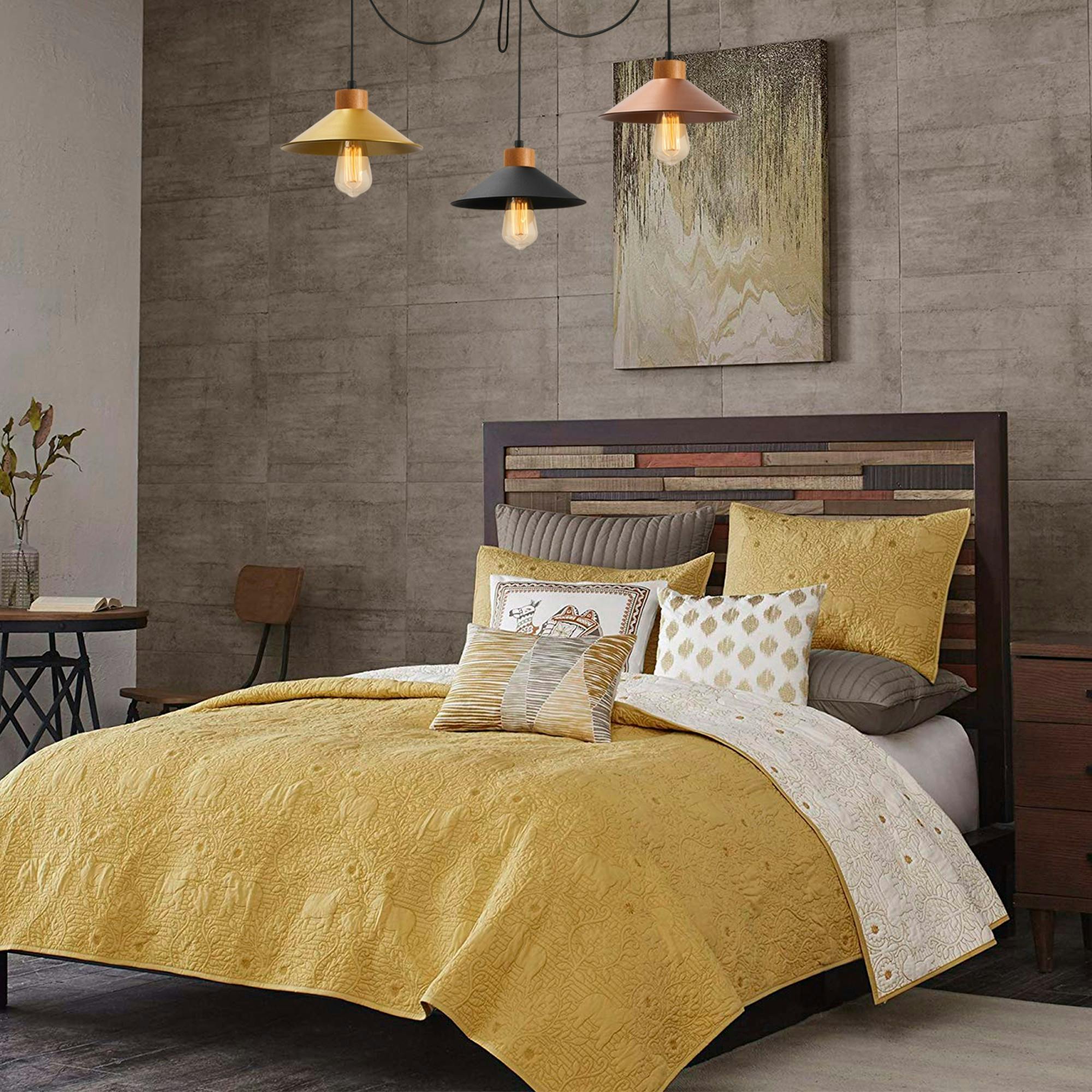 Suspension salon design - style araignée noir et or IGDIR