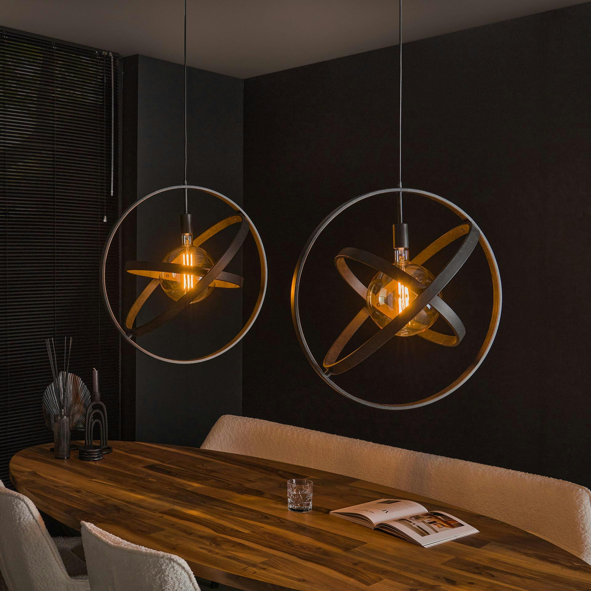 Suspension vintage 2 anneaux RALF