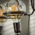 Suspension vintage 5 lampes baladeuses support bois TRIBECA