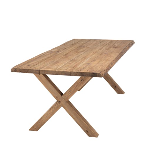 Table à manger 220 cm en bois recyclé DENVER