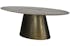 Table a manger ovale bois massif manguier style vintage