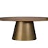 Table à manger bois de manguier forme ovale 220 cm FENI
