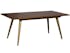 Table de repas en bois decoration marqueterie style contemporain