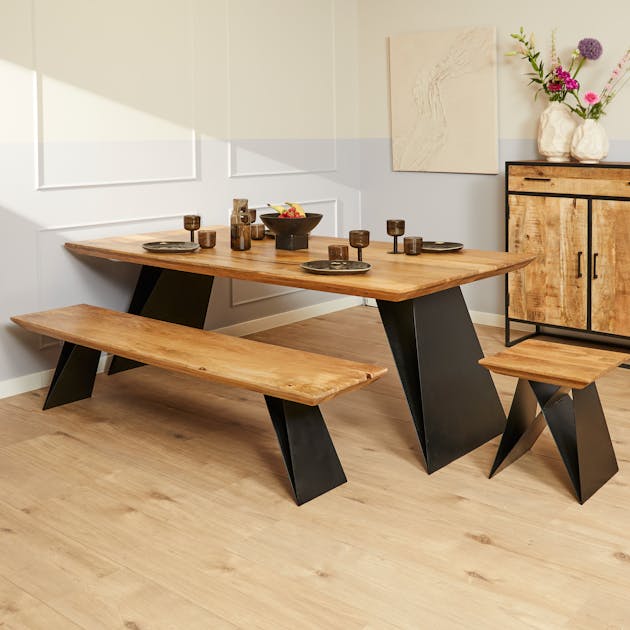 Table Manger Bois Et Mtal