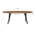 Table à manger bois forme ovale 200 cm HALIFAX
