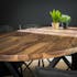 Table à manger bois forme ovale 270 cm HALIFAX