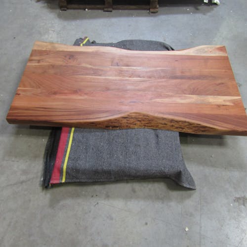 Table à manger bois massif métal 165 cm MELBOURNE