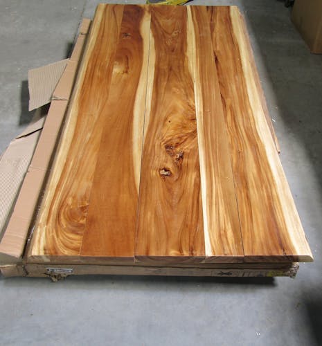 Table à manger bois massif naturel 200 cm HAWAI