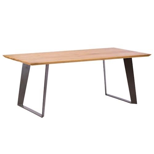 Table à manger bois métal 220 cm VOLGA