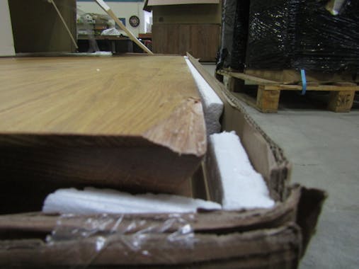 Table à manger bois métal pied croisé 240 cm VOLGA