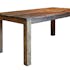 Table de repas rectangulaire en bois recycle de style campagne