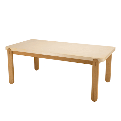 Table à manger chêne plateau béton beige 200 cm BRASILIA