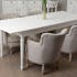 Table de repas extensible en bois blanc de style romantique