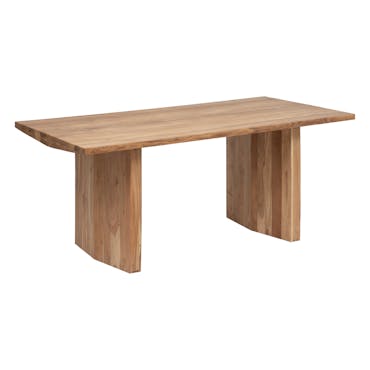  Table à manger en bois acacia massif 180 cm