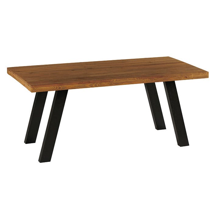 Table à manger en bois de pin massif brossé 180 cm GREENWICH