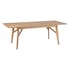 Table de repas rectangulaire extensible en bois de style contemporain