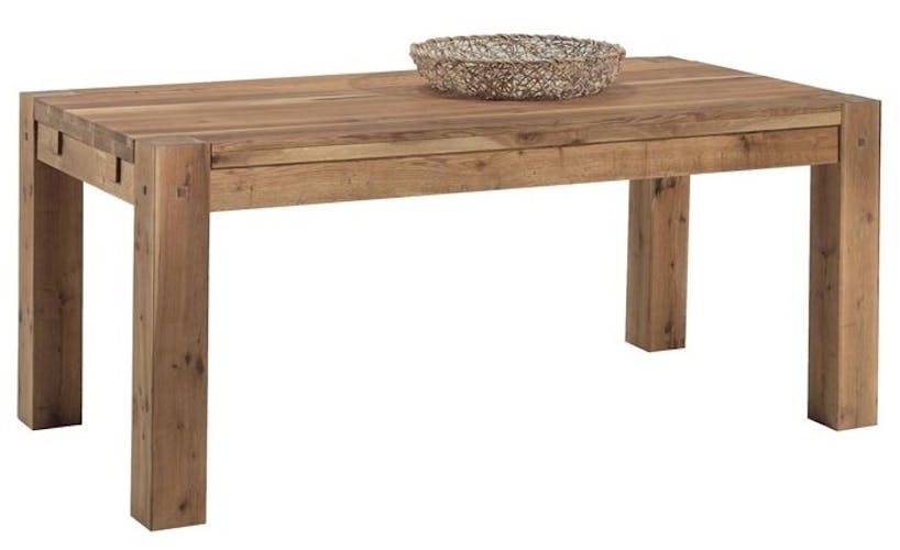 Table de repas rectangulaire extensible en bois de style campagne