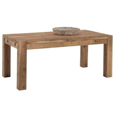  Table de repas rectangulaire extensible en bois de style campagne