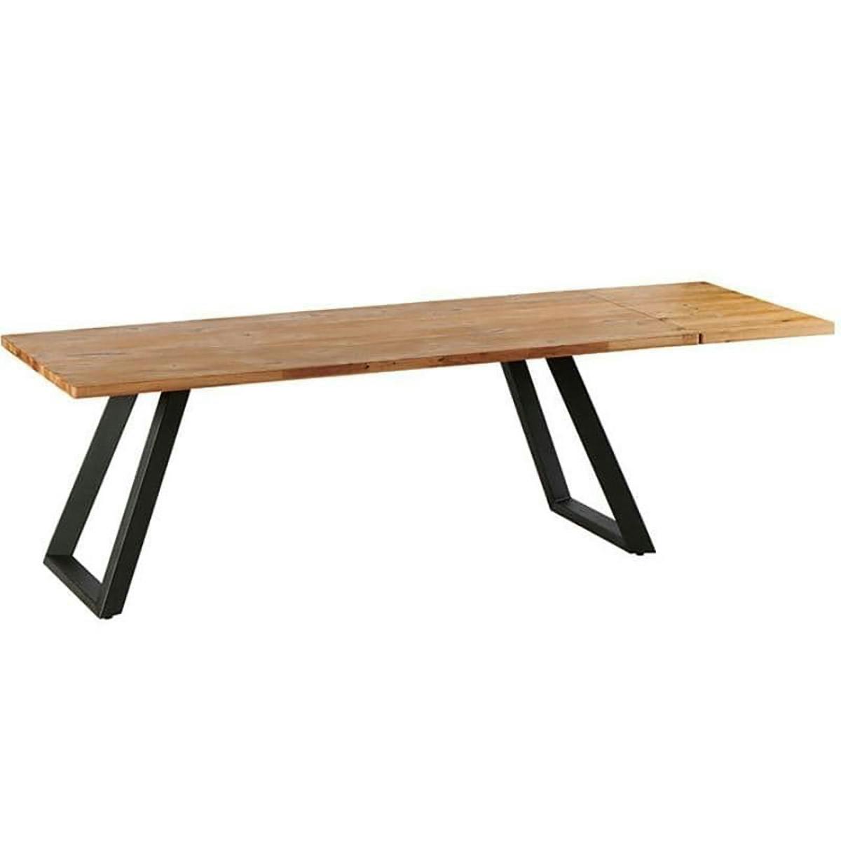 Table à manger extensible bois miel 200 cm COSTENTA