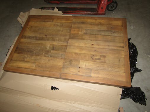 Table à manger extensible bois recyclé 140-180 BRISBANE