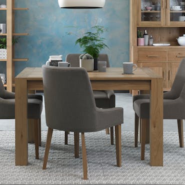 Table à manger extensible en bois 125-165 cm ALTA