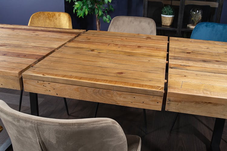Table à manger extensible en bois recyclé 180-240 cm CANBERRA